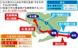 名古屋市～浜松市間の所要時間が、国道1号利用時より約1時間20分の短縮になるとしている（国土交通省中部地方整備局 名四国道事務所資料より）