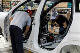 エクスフォースHEVなどの生産を行う、三菱のレムチャバン工場（筆者撮影）