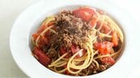 おコメが高いならパスタを使えばいいじゃない！ミートソースより手軽にボリューム感満点の｢ひき肉スパゲティ｣を作る極意