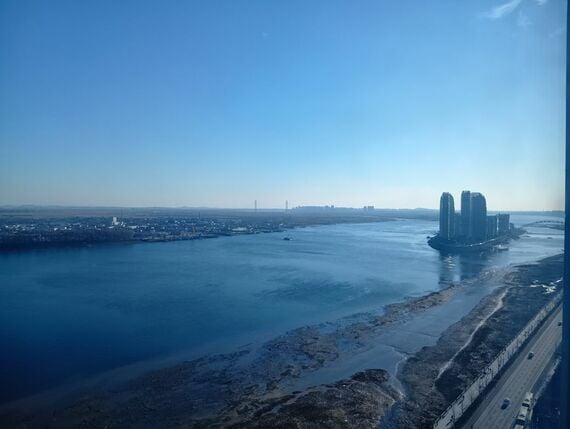 北朝鮮の街並み