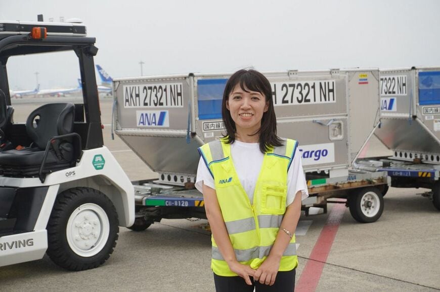 全日本空輸、オペレーションサポートセンター空港サポート室 グランドハンドリング企画部の森真希子氏（筆者撮影）