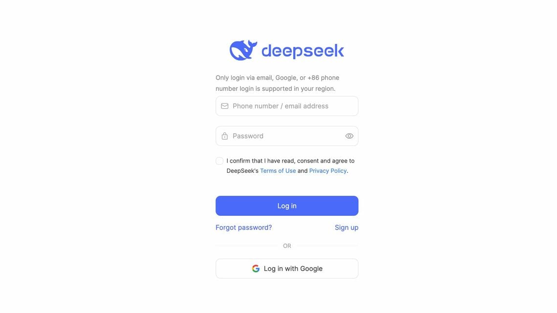 世界を驚愕させているDeepSeeekとはいったいどんなAIなのか（画像：DeepSeek）