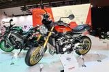 カワサキの新型「Z900RS SE」(筆者撮影）