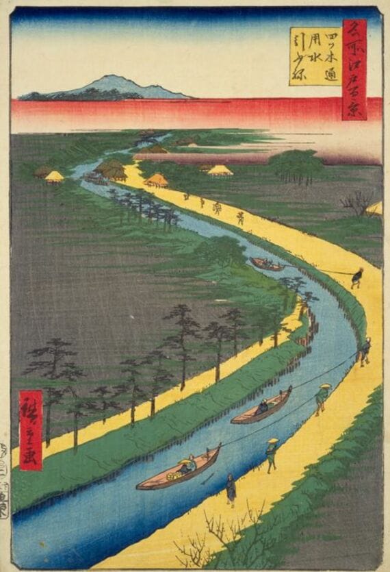『名所江戸百景』より、浮世絵