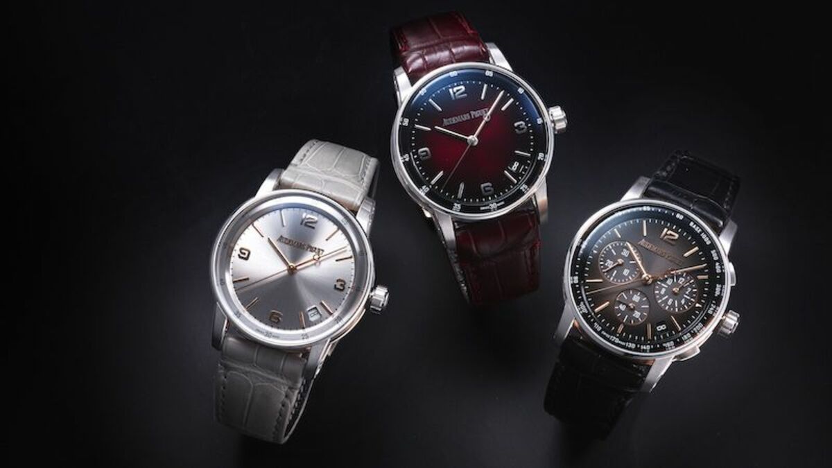 手巻きアナログ時計 クラシックデザイン 希少なオールドムーヴ搭載、デッドストックの手巻き時計を40年代風に