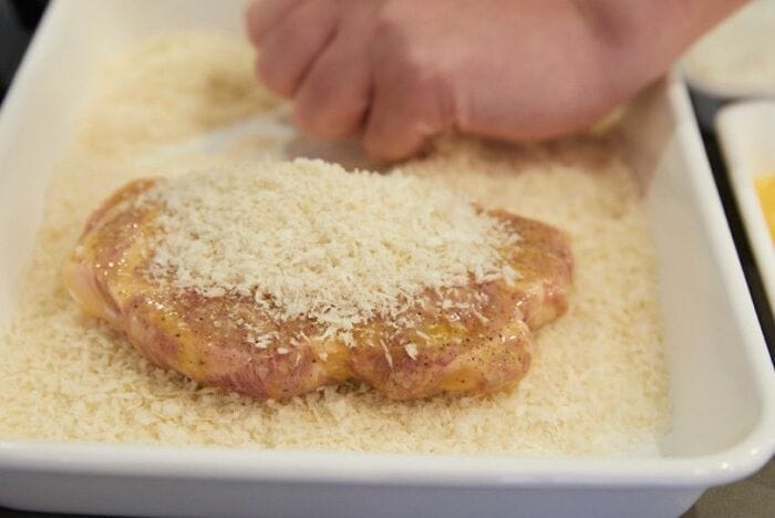 パン粉はたっぷり。