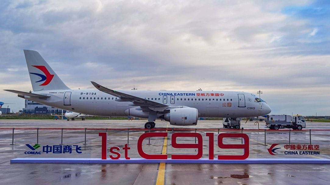 中国国産旅客機｢C919｣第1号機､航空会社に納入 検証飛行を経て､2023年春