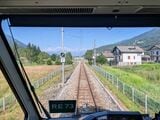 チェントヴァッリ鉄道は田園地帯も走る（写真：筆者撮影）
