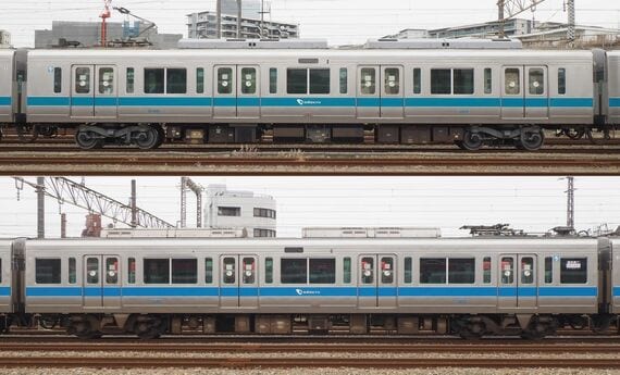 2000形 1000形 側面比較