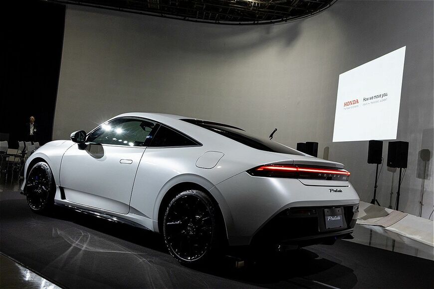 ホンダの新型「プレリュード」（写真：三木 宏章）