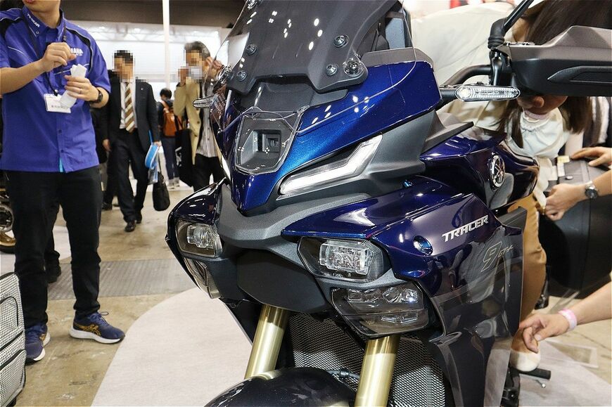 ヤマハ「トレーサー9GT＋ Y-AMT」（筆者撮影）