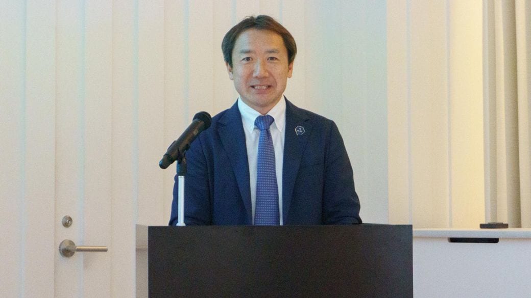 DeepL アジア太平洋統括 社長の高山清光氏（筆者撮影）
