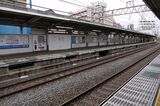 ホームドア設置前の東武練馬駅＝2025年10月9日（記者撮影）