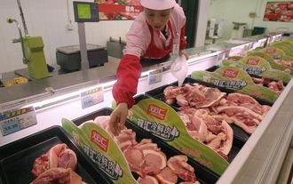 中国で豚肉の価格が再び上昇
