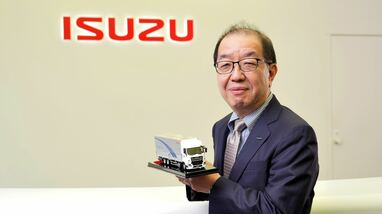 いすゞ･山口新社長が語る｢新規事業1兆円｣の道筋…｢自動運転とコネクテッドサービスで物流自動化を実現したい｣