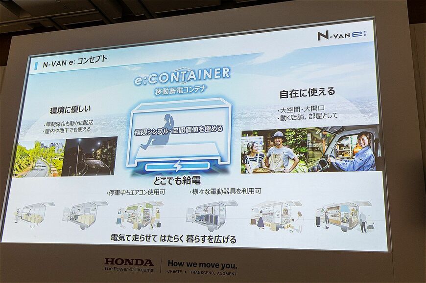 N-VAN e:発表取材会の様子（写真：三木宏章）