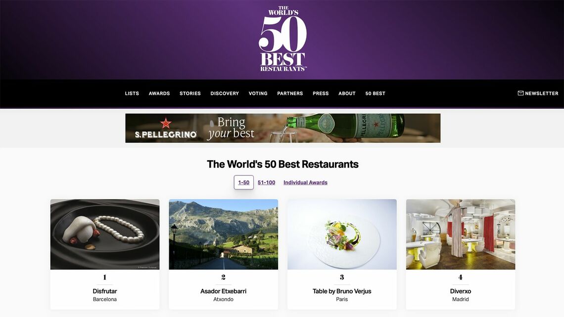 The World's 50 Best Restaurants