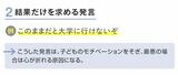 結果だけを求める発言はNG