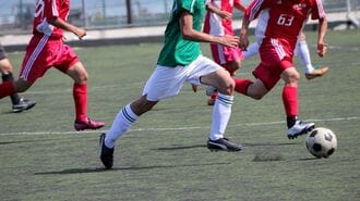 サッカー部の活動の様子
