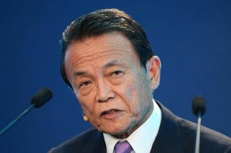 麻生財務相｢内部留保課税は二重課税になる｣