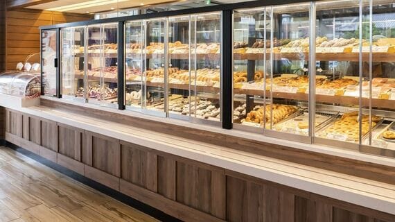 ミスタードーナツのショーケース