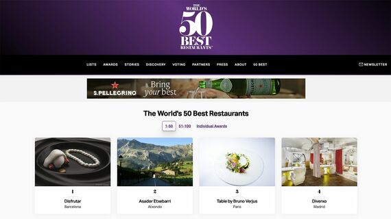 The World's 50 Best Restaurants