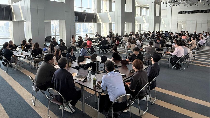 フジテレビ社員研修の様子