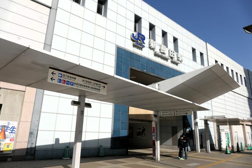 JR新長田駅の駅前（編集部撮影）