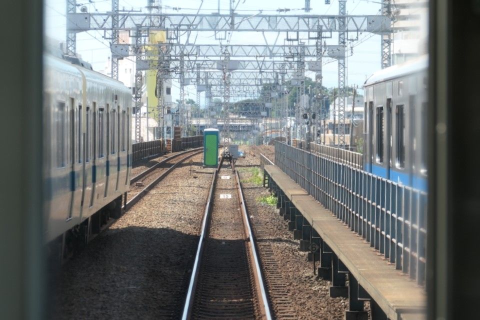 本厚木駅の引き上げ線