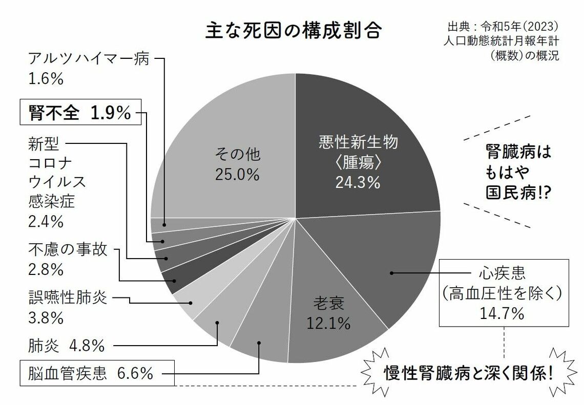 （出所：『腎機能を自力で強くする 弱った腎臓のメンテナンス法』より）