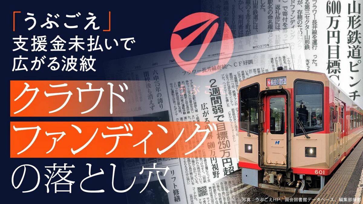 クラウドファンディング「うぶごえ」支援金未払い5500万円超、代表者は新たなCFで対応
