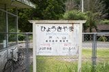 かすれて文字が薄くなった駅名標（筆者撮影）
