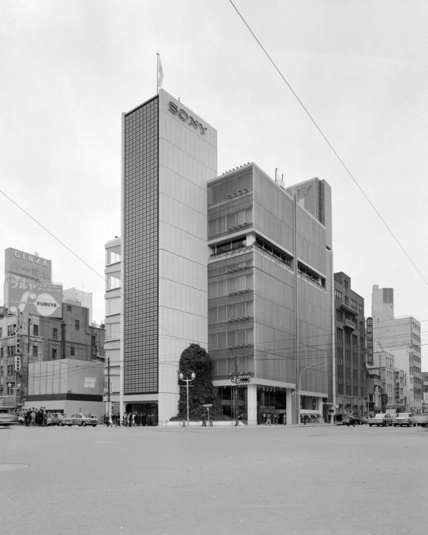 ソニービルオープン当時(1966年)（写真：ソニーグループ）