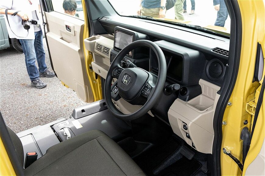 ホンダ新型軽商用EV「N-VAN e:」のディテール（写真：三木宏章）