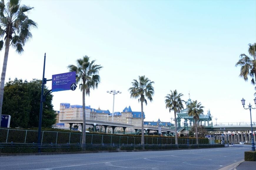 舞浜駅周辺の道路