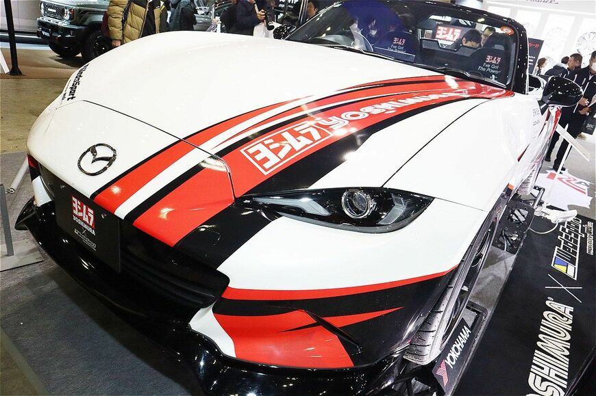 東京オートサロン2026ウェッズブースの展示内容（写真：筆者撮影）