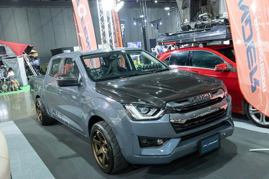 バンコク・インターナショナル・オートサロン2022の会場内（筆者撮影）