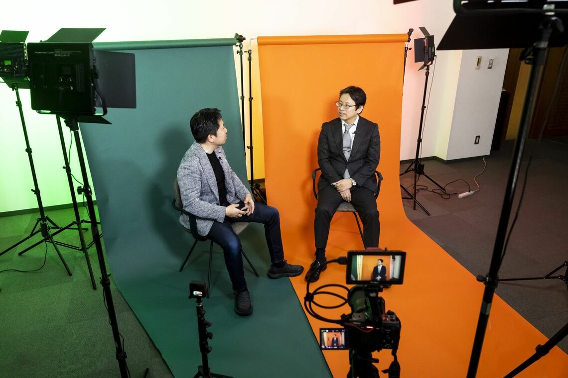 2人の対談は動画でも収録（撮影：今井康一）