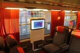 フランス国鉄の座席車は会議室として使われた（筆者撮影）