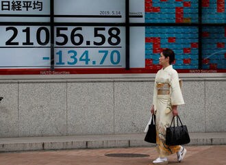 16日の日経平均は反落､米中対立の激化を懸念　