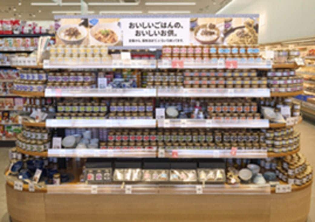 商品の陳列の様子