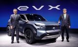 2023年にインドで初公開されたEVコンセプトモデル「eVX」（写真：スズキ）
