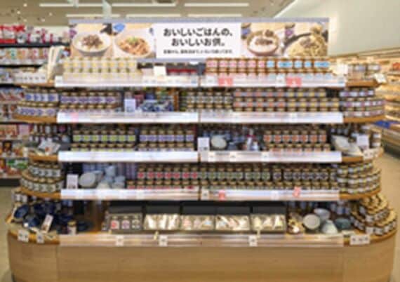 商品の陳列の様子