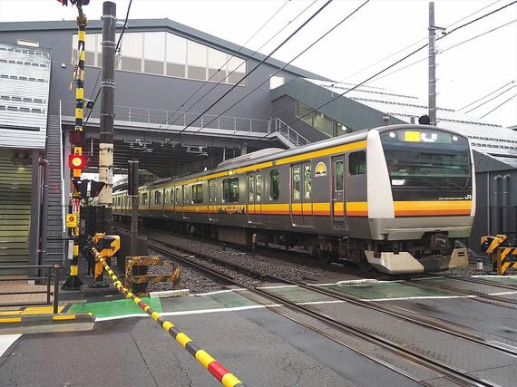 南武線 稲田堤