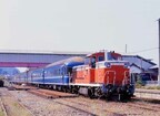 小浜駅を発車する「ホリデーパル」