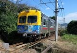 西桐生を発車した中央前橋行きの電車（編集部撮影）