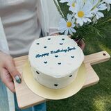 友人への誕生日ケーキ（写真：筆者提供）