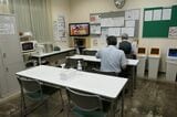 足柄乗務所の食堂（記者撮影）