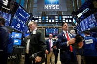 米国株､ダウ小幅高もナスダックは続落 世界経済減速懸念､ディフェンシブ買われる