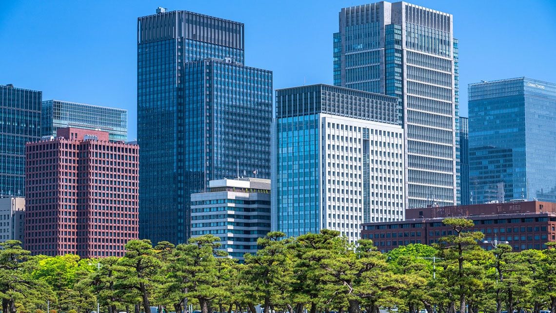 《東京都》丸の内オフィス街・皇居外苑